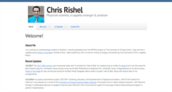 Desktop Screenshot of chrisrishel.com