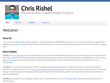 Tablet Screenshot of chrisrishel.com